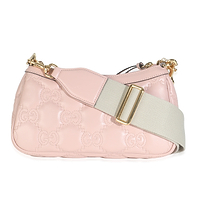 Perfect Pink Natural Calfskin GG Matelasse Chain Bag