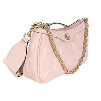 Perfect Pink Natural Calfskin GG Matelasse Chain Bag