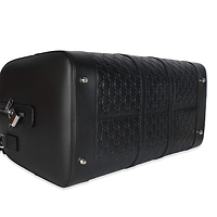 Black Guccissima Signature Medium Duffle Bag