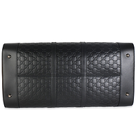 Black Guccissima Signature Medium Duffle Bag