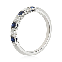 Platinum Diamond Tiffany Together Band