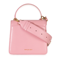 Bvlgari Pink Calfskin Serpenti Forever Top Handle Bag