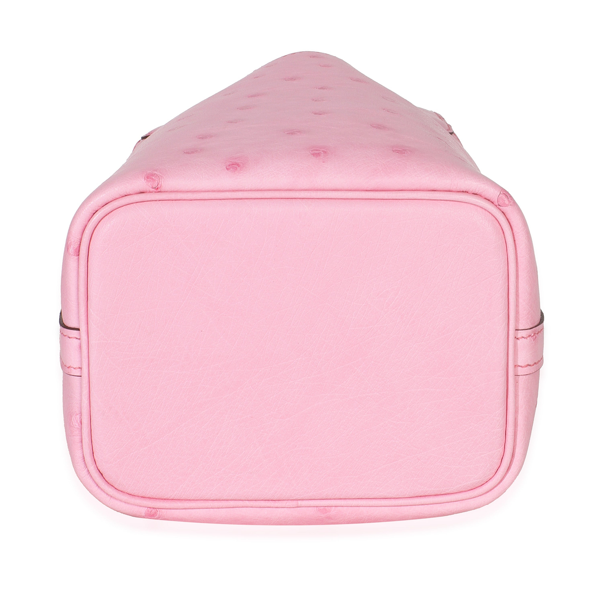 Bubblegum Pink Ostrich Micro Picotin Lock 14 PHW