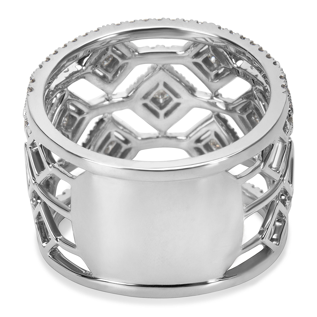 BRAND NEW Diamond Fashion Band in 14k White Gold (1.00 CTW)