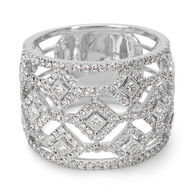 BRAND NEW Diamond Fashion Band in 14k White Gold (1.00 CTW)