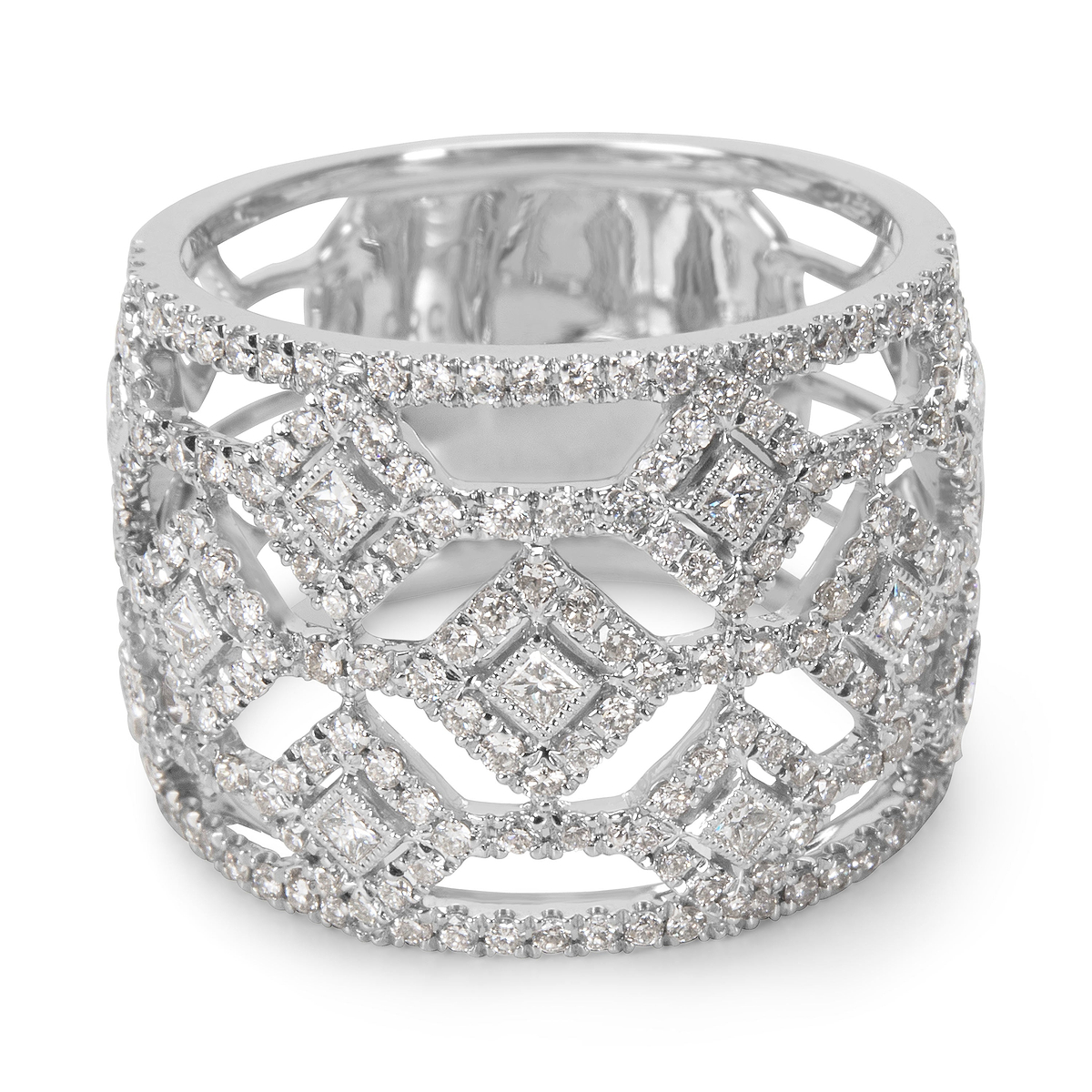 BRAND NEW Diamond Fashion Band in 14k White Gold (1.00 CTW)