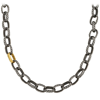 BRAND NEW Gurhan Chain Necklace in Sterling Silver MSRP 4275