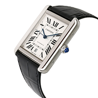 Cartier Tank Solo XL W5200027 Mens Watch in  Stainless Steel