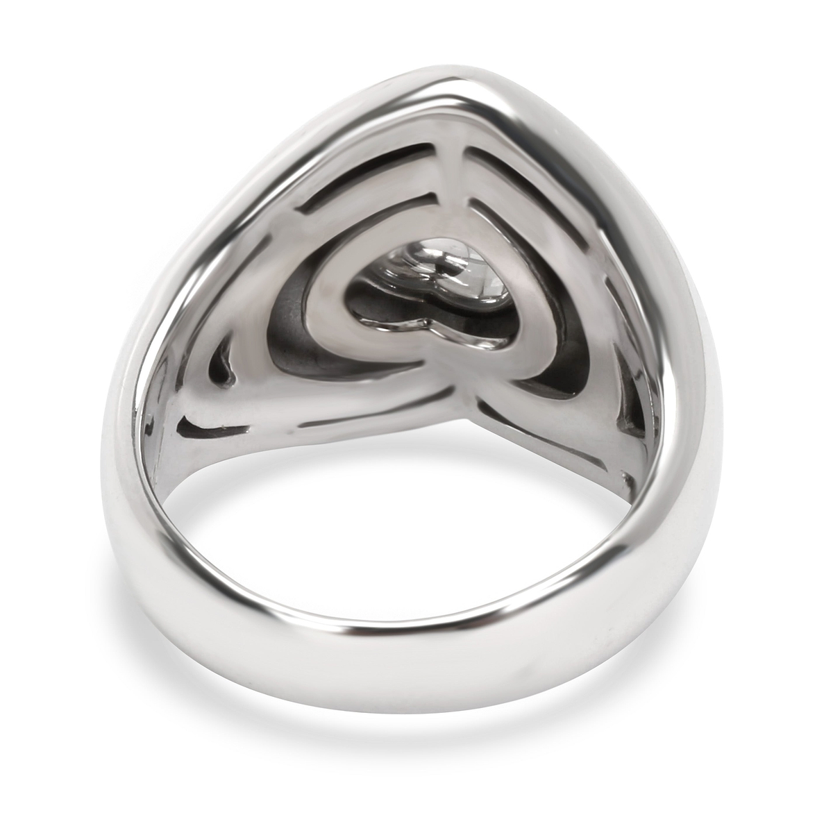 Chopard Happy Love Diamond Ring in 18K White Gold 0.16 CTW