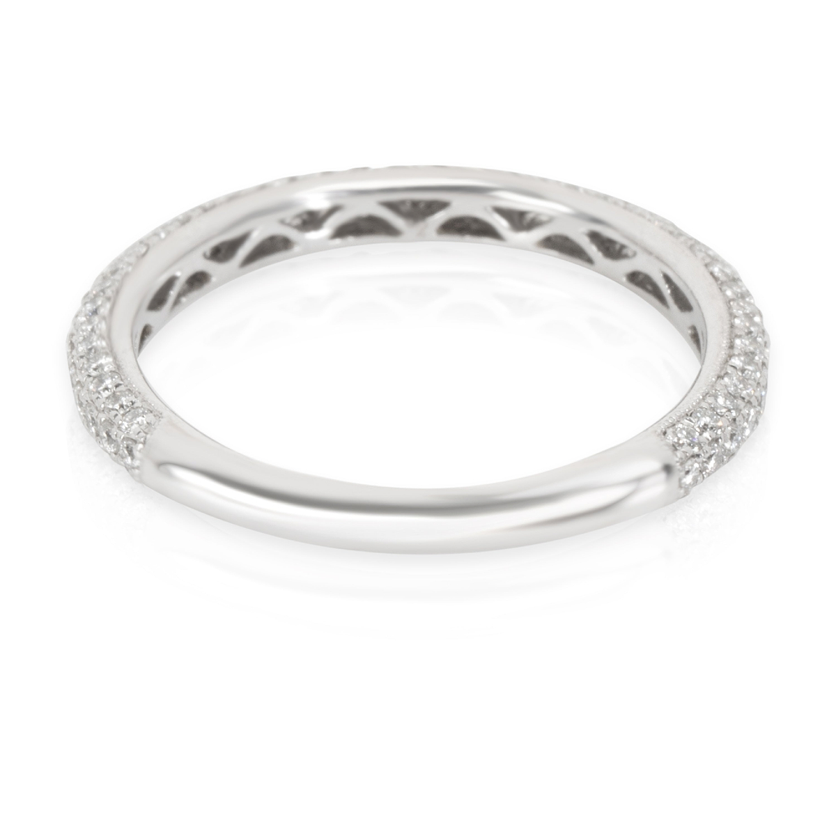 Simon G Diamond Band in 18K White Gold 0.55 CTW