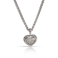 Chopard Happy Diamonds Icons Diamond Pendant in 18K White Gold 0.33 CTW