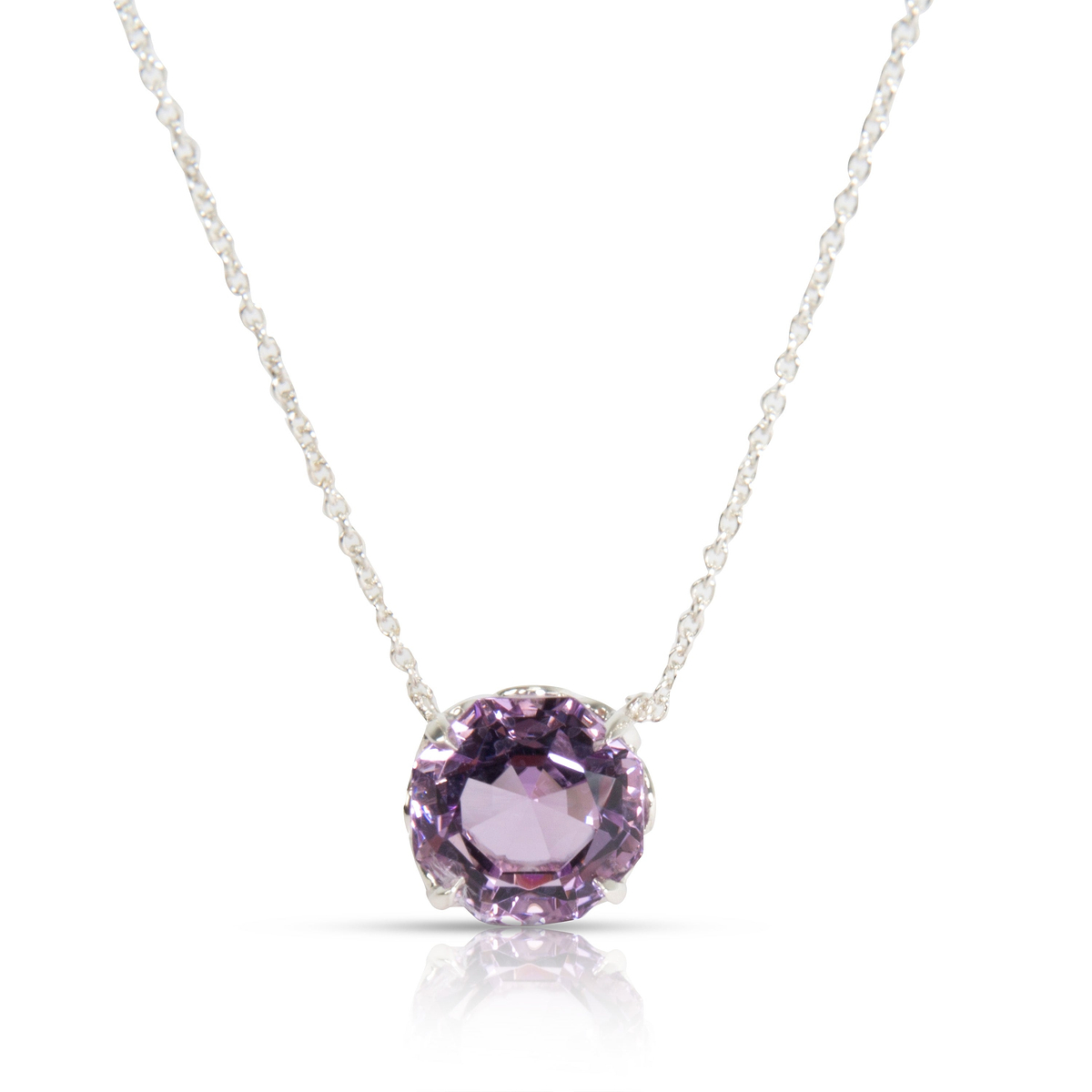 Tiffany & Co. Sparkler Amethyst Pendant in Sterling Silver