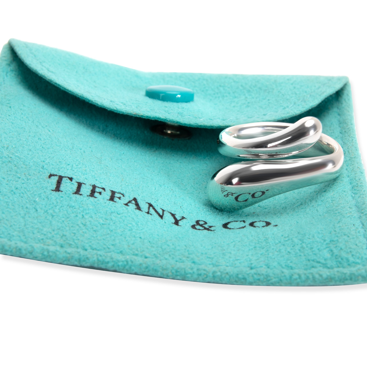 Tiffany & Co. Elsa Peretti Teardrop Ring in Sterling Silver