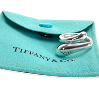 Tiffany & Co. Elsa Peretti Teardrop Ring in Sterling Silver