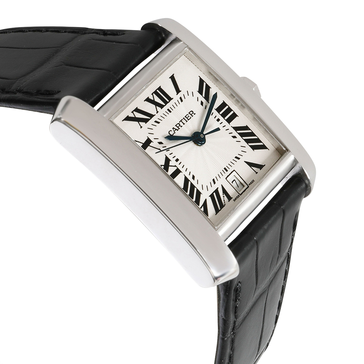Cartier Tank Francaise W5001156 Unisex Watch in 18kt White Gold