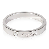 Cartier C De Cartier Diamond Band in 950 Platinum 0.03 CTW
