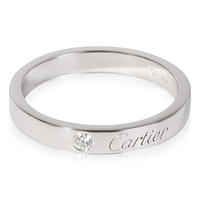 Cartier C De Cartier Diamond Band in 950 Platinum 0.03 CTW