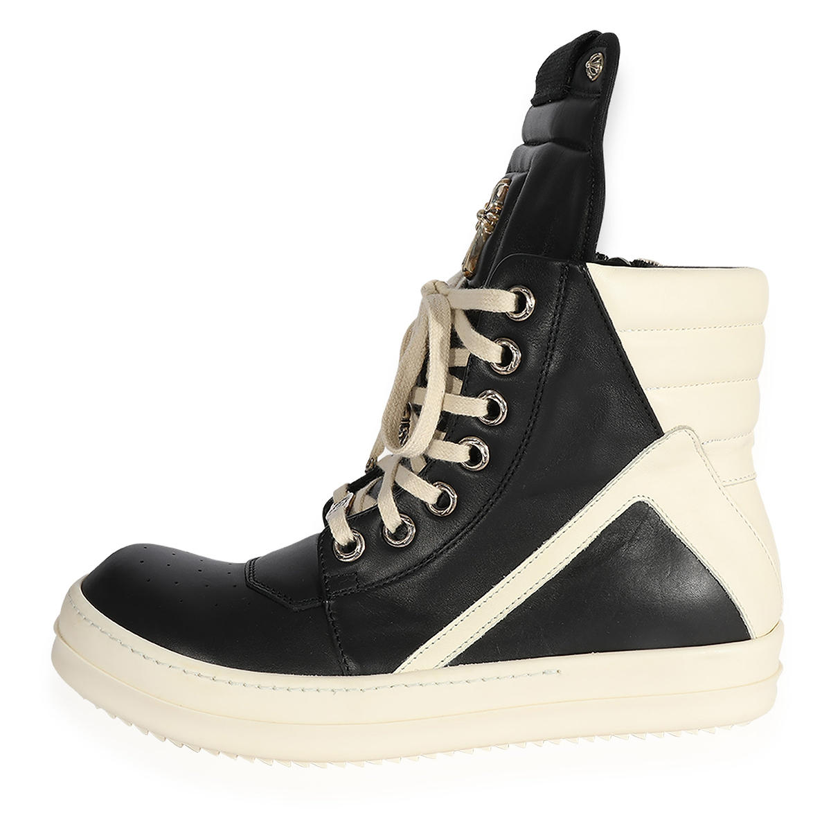 Chrome Hearts x Rick Owens Geobasket High Black