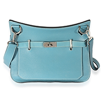 Hermès Blue Jean Clemence Jypsiere 31 PHW