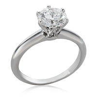 Tiffany & Co. Diamond Solitaire Engagement Ring in Platinum E VVS1 1.15 CT