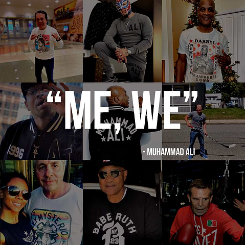 Roots of Fight Me We Corona virus Covid-19 Muhammad Ali Chavez Bret Hart Robert Duran Darryl Strawberry Rey Mysterio Mike Tyson Micky Ward Allen Iverson