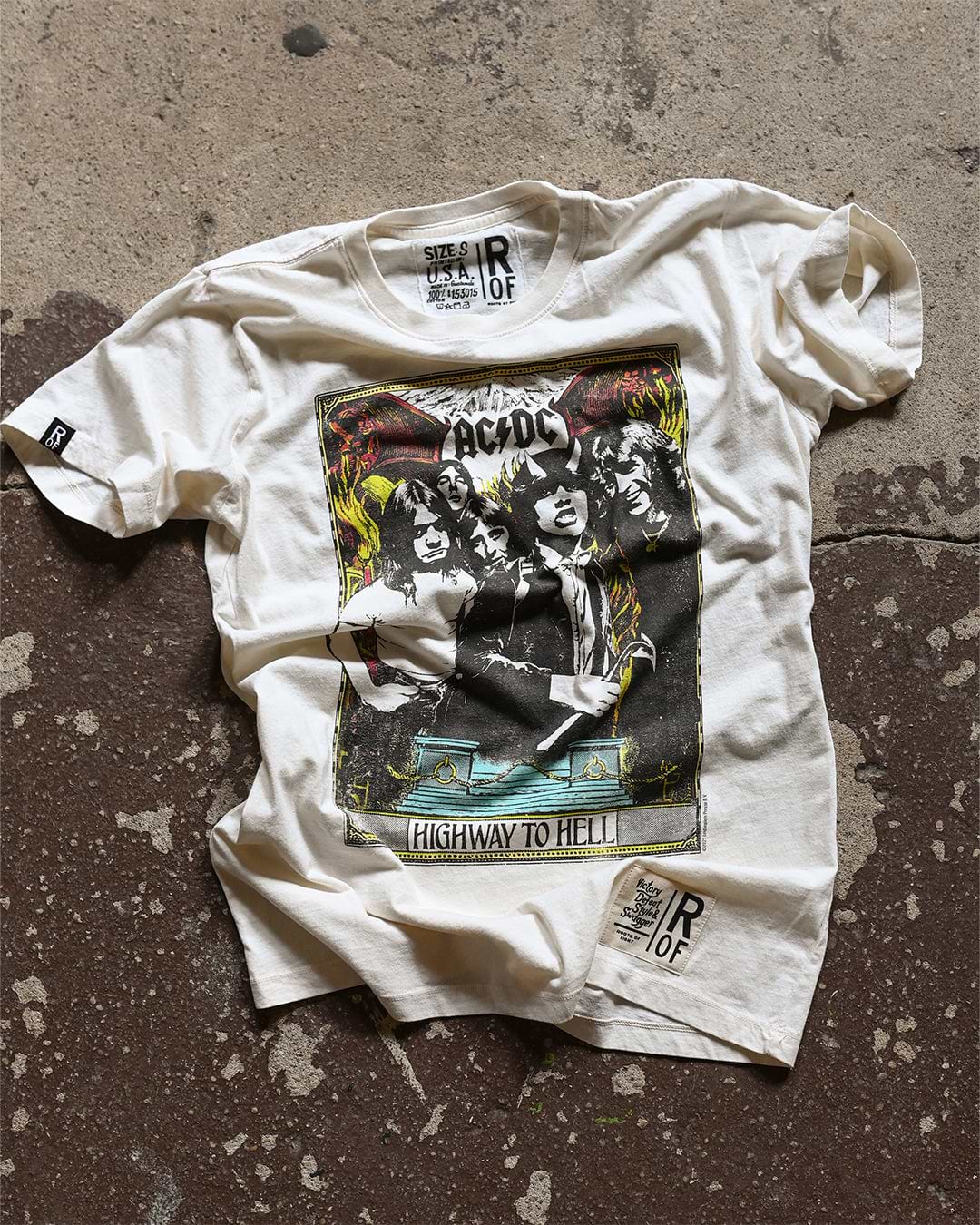 AC/DC Highway To Hell Photo White Tee
