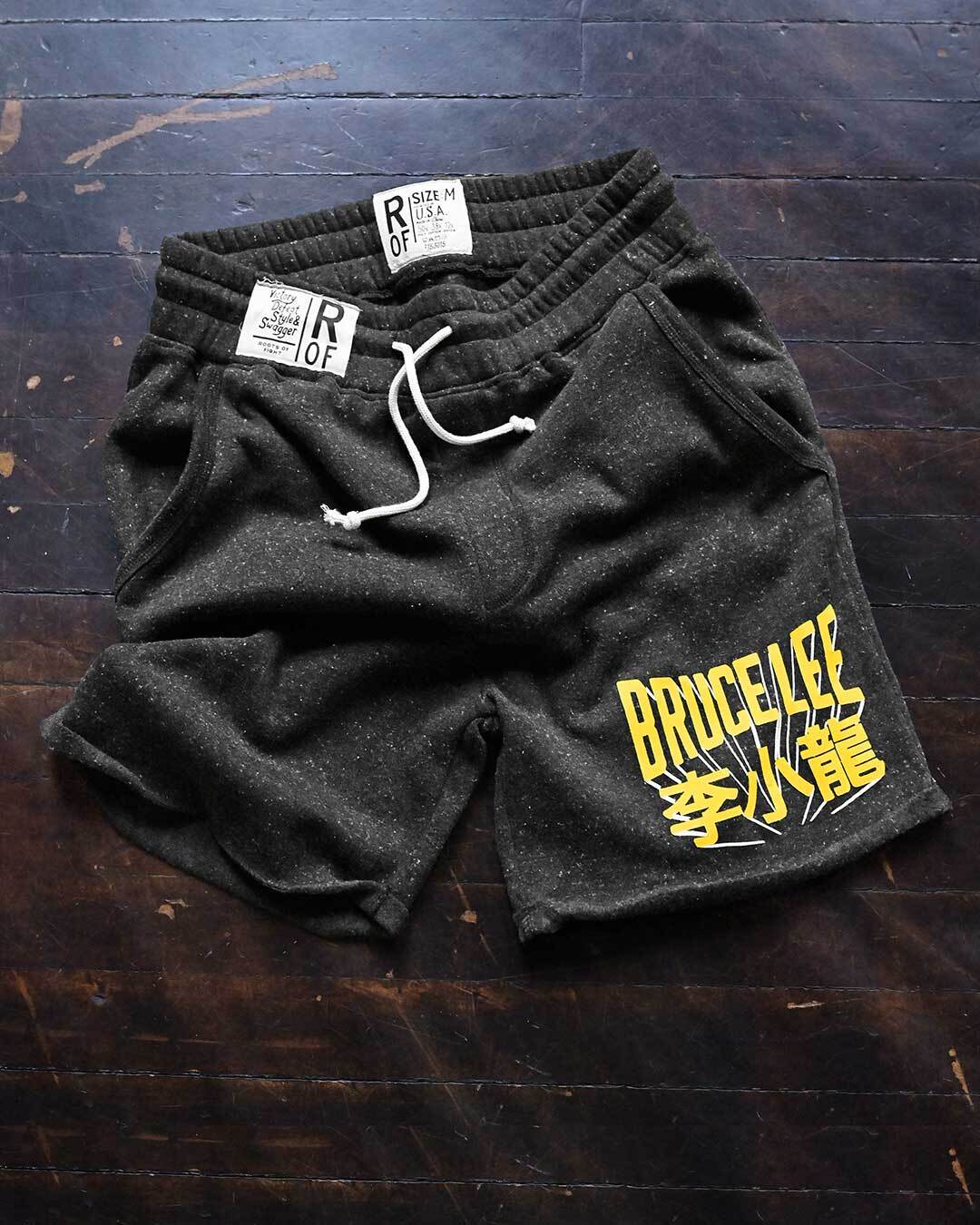 Bruce Lee Classic Black Shorts