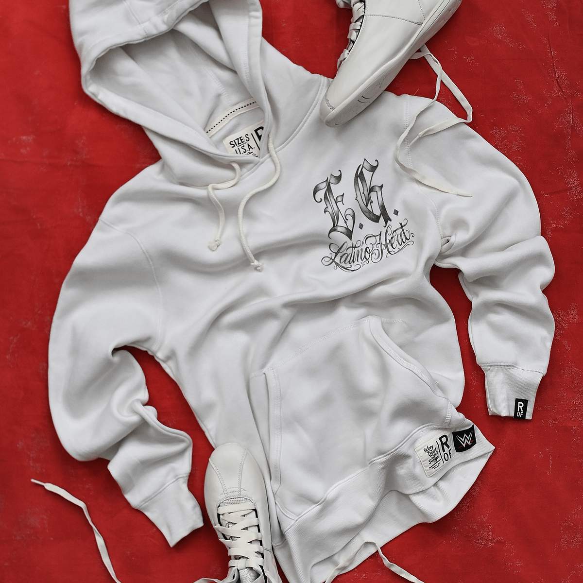 Eddie Guerrero Latino Heat White PO Hoody