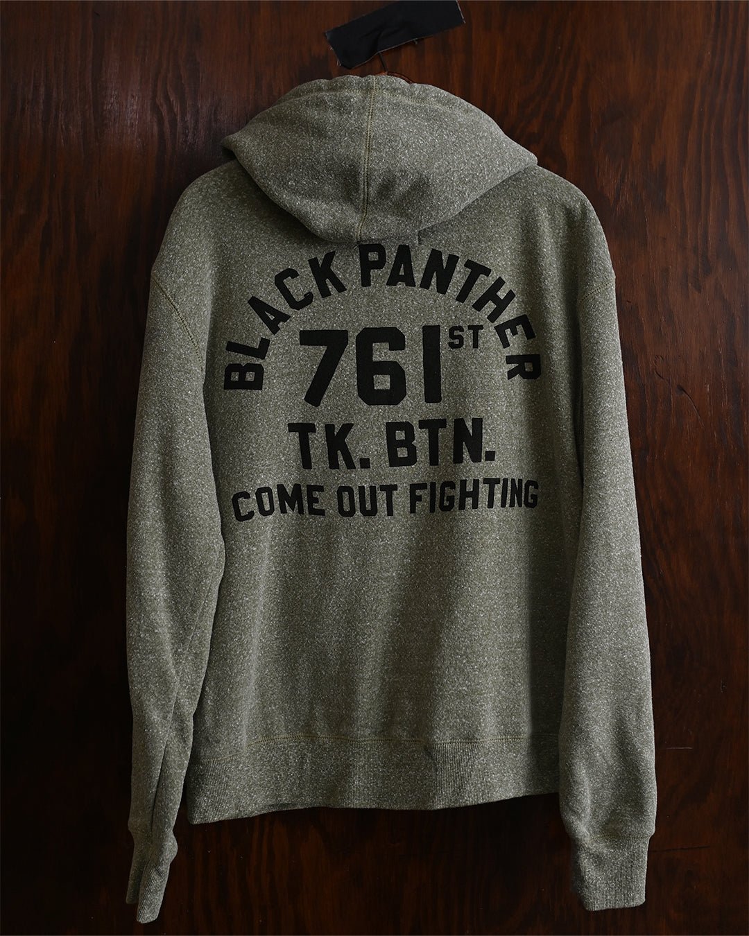 Jackie Robinson The Black Panthers Olive PO Hoody - Roots of Fight