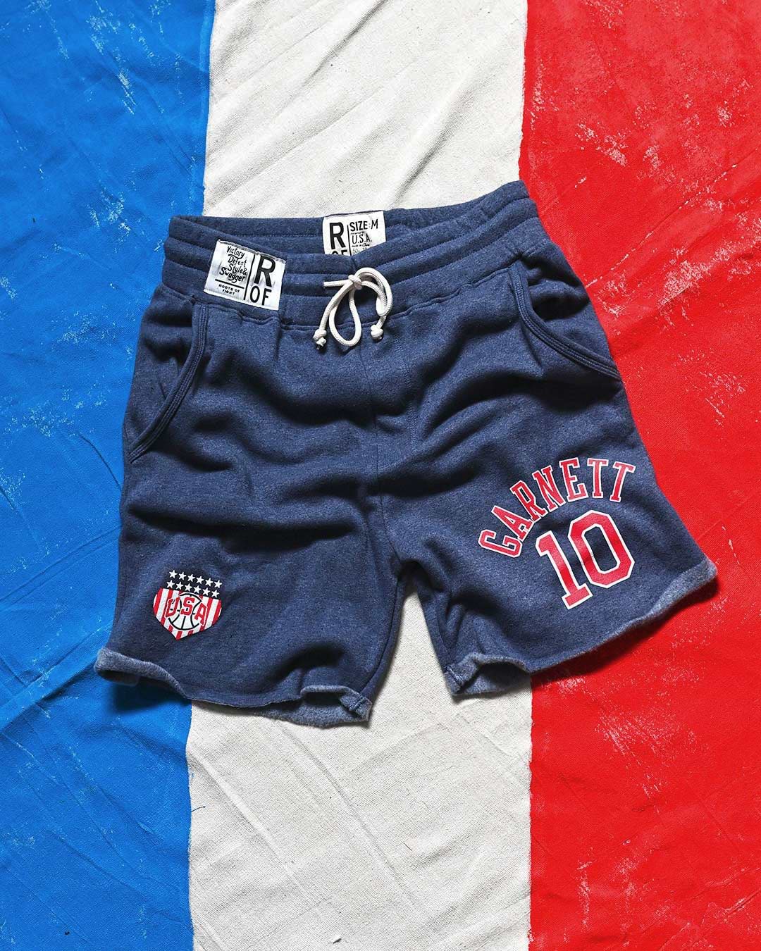 Kevin Garnett Games 2000 USA Navy Shorts - Roots of Fight