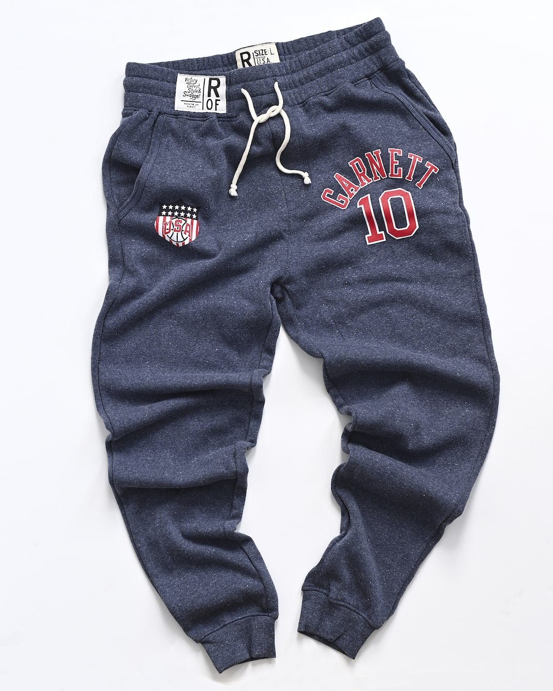 Kevin Garnett USA 2000 Champ Navy Sweatpants - Roots of Fight