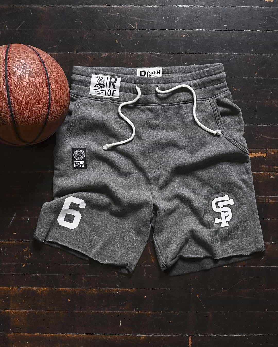 USF - Bill Russell '55 Grey Shorts - Roots of Fight