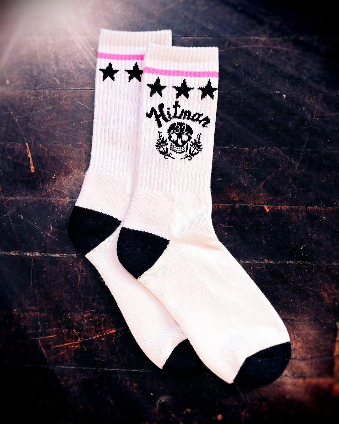 Bret Hart Hitman Skull Socks - Roots of Fight