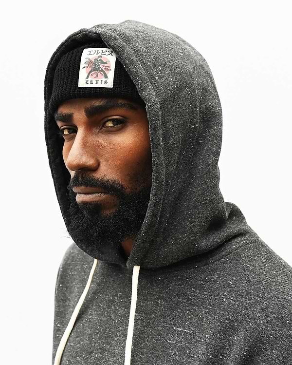 eLfinFolk（エルフィンフォルク）23AW Beast beanie/black | V