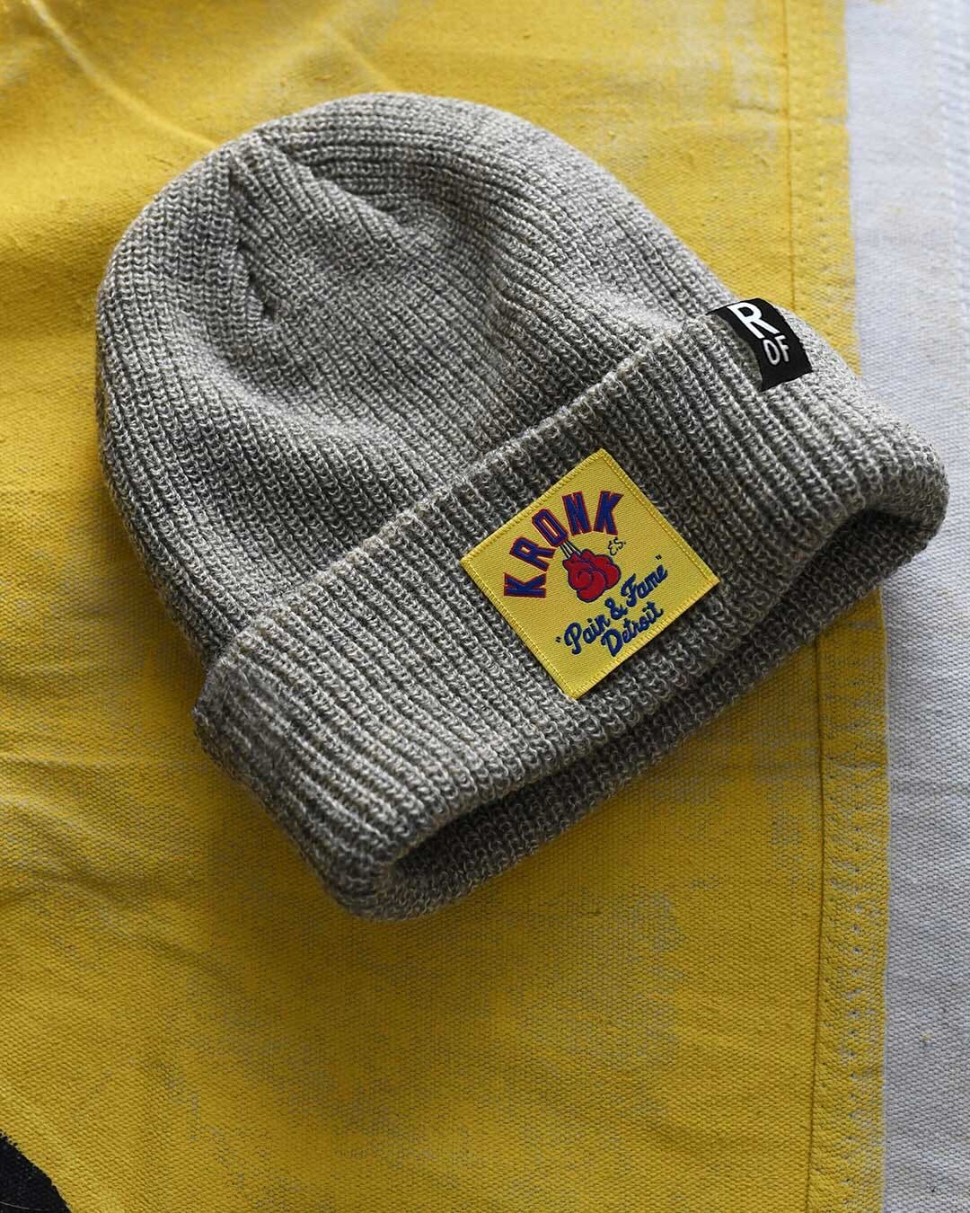 Kronk Pain & Fame Heather Tan Beanie - Roots of Fight