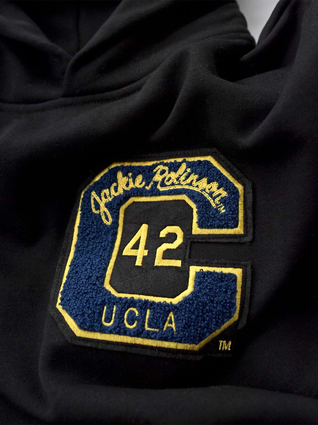 UCLA - Jackie Robinson 4-Sport Star Black Heavyweight PO Hoody