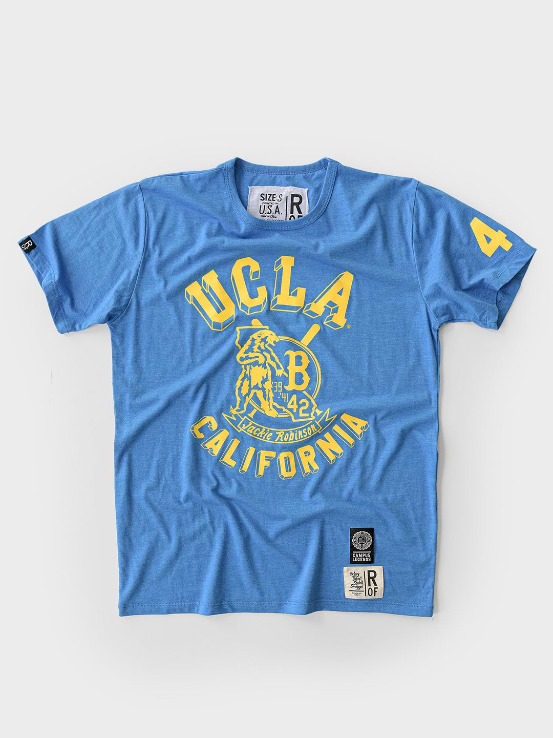UCLA - Jackie Robinson Bruins Baseball Blue Triblend Tee