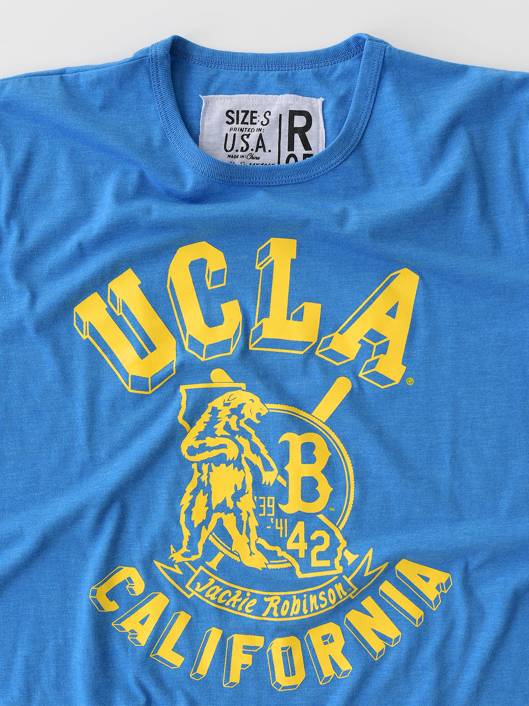 UCLA - Jackie Robinson Bruins Baseball Blue Triblend Tee
