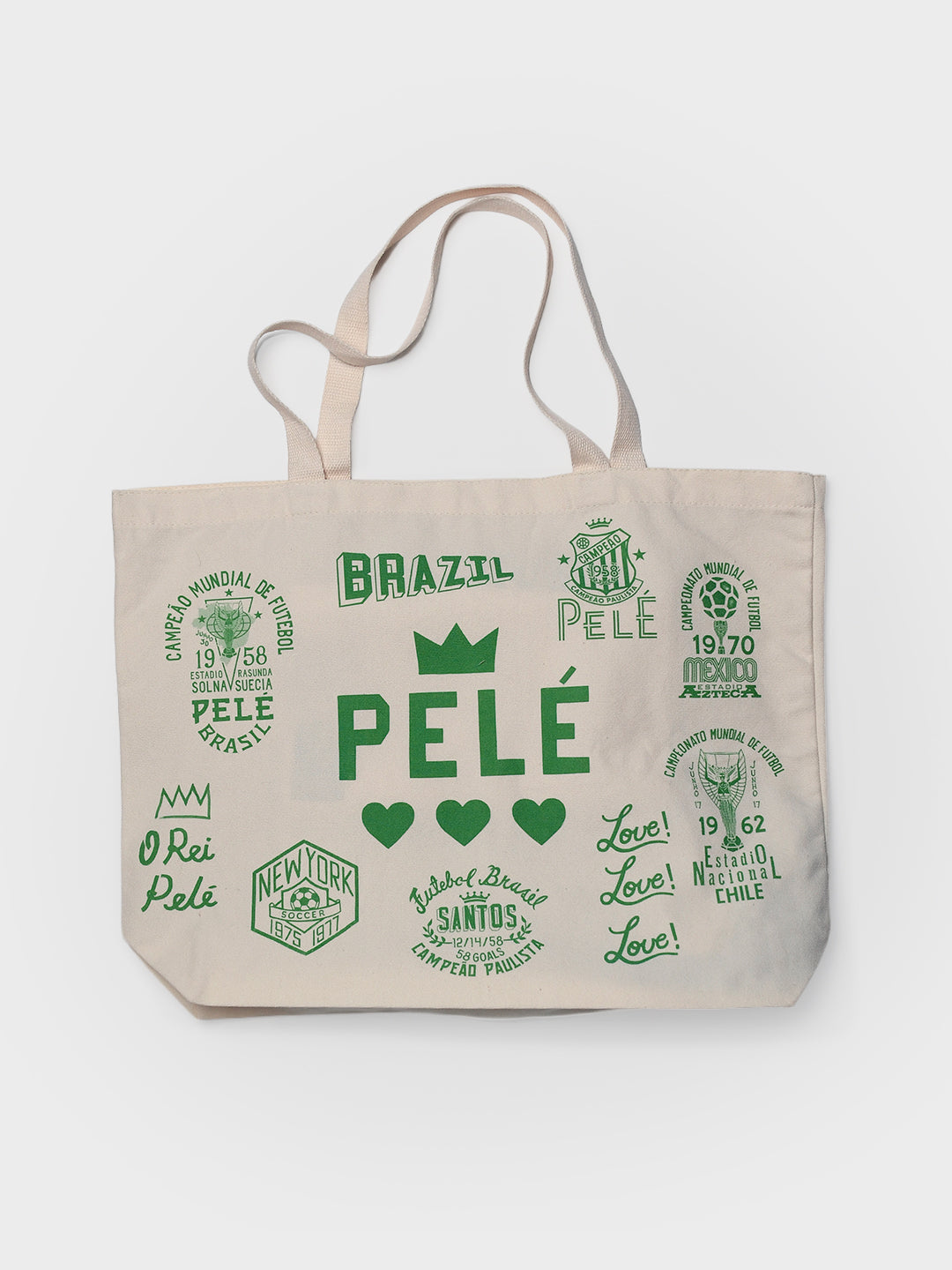 Pelé Legacy Of Love Ivory Tote Bag