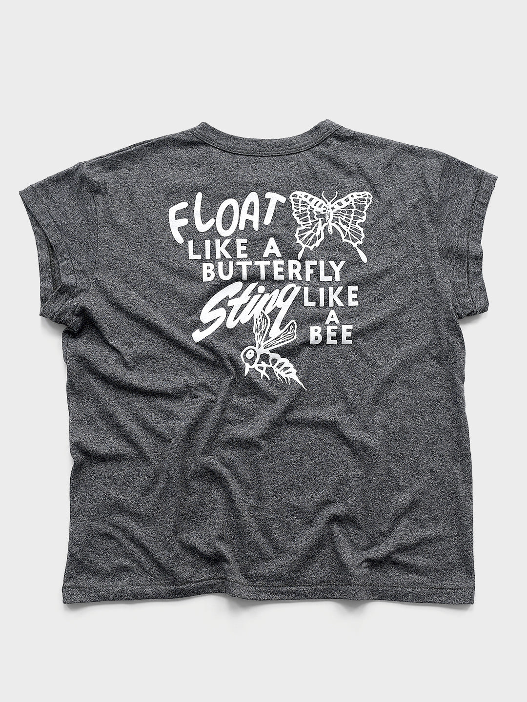 Ali Float Like A Butterfly Women's Black Tee