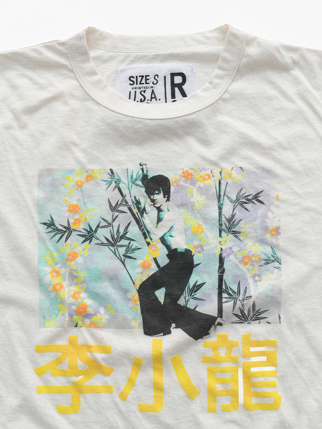 Bruce Lee Vintage Pose Women's White Tee