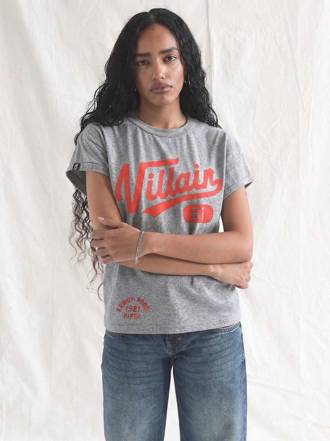 Roddy Piper Villain Women's Grey Tee