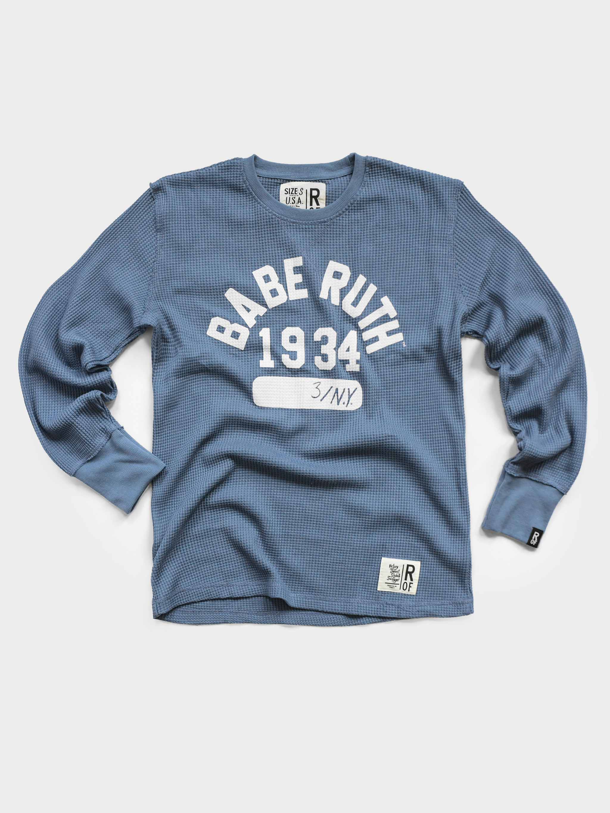 Babe Ruth 1934 NY Slate Blue Thermal