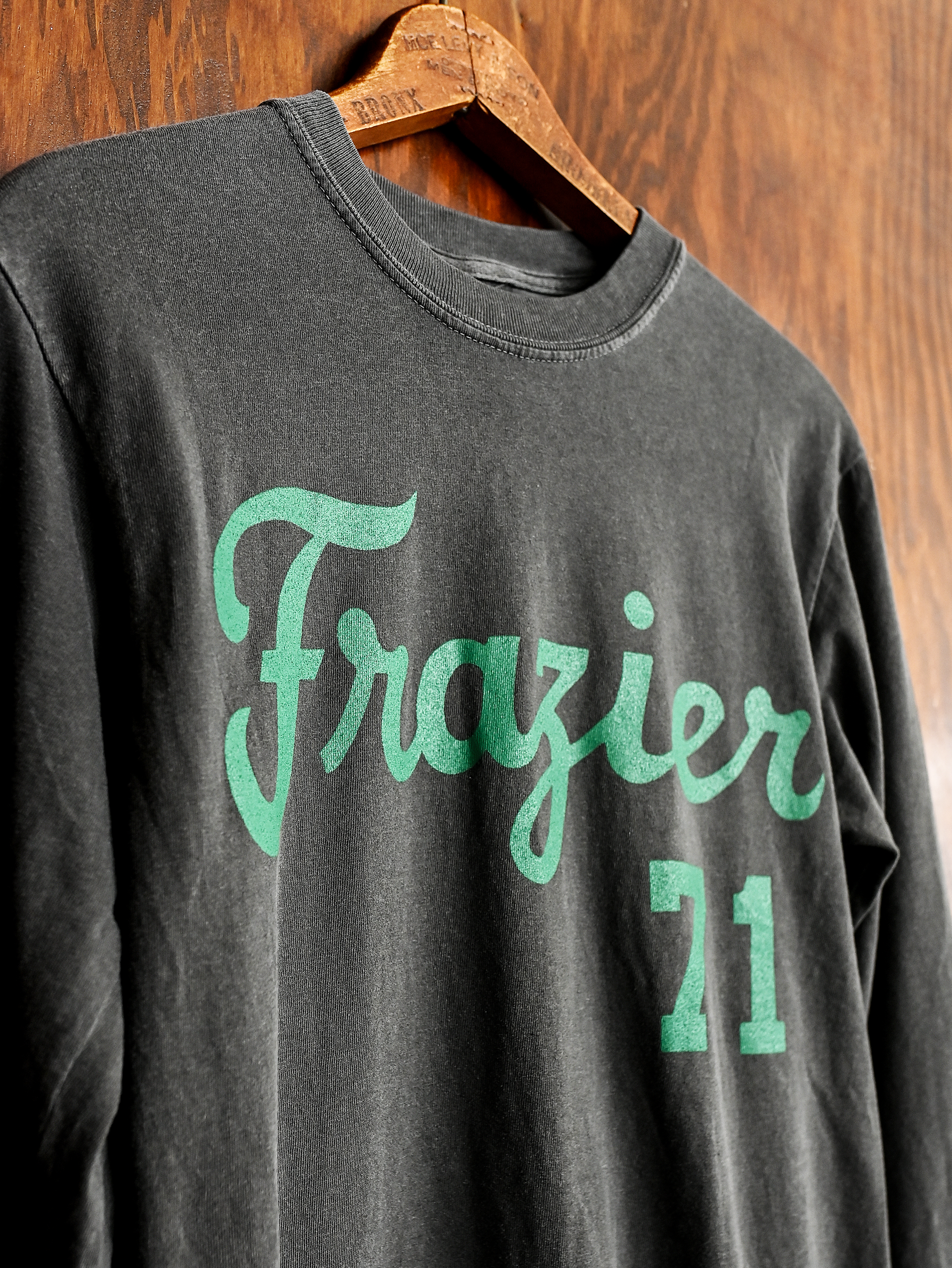 Joe Frazier FOTC '71 Charcoal Long Sleeve Tee