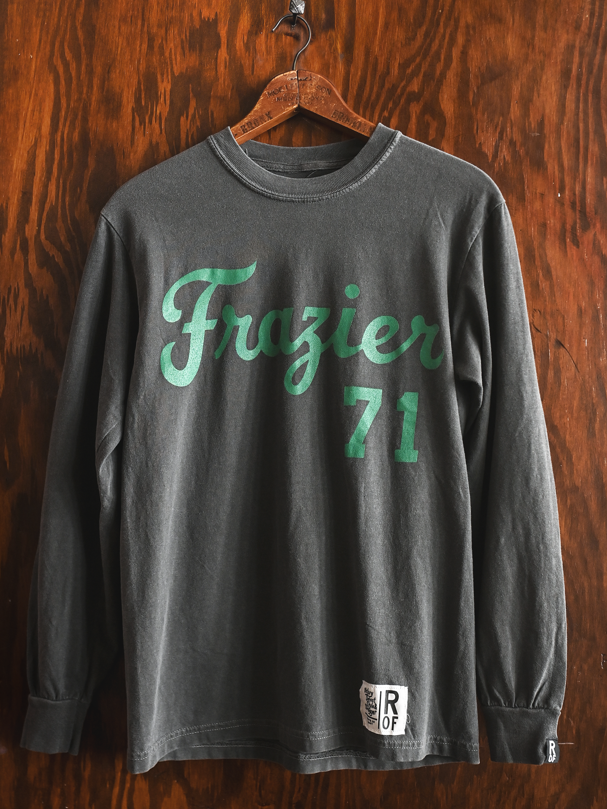Joe Frazier FOTC '71 Charcoal Long Sleeve Tee