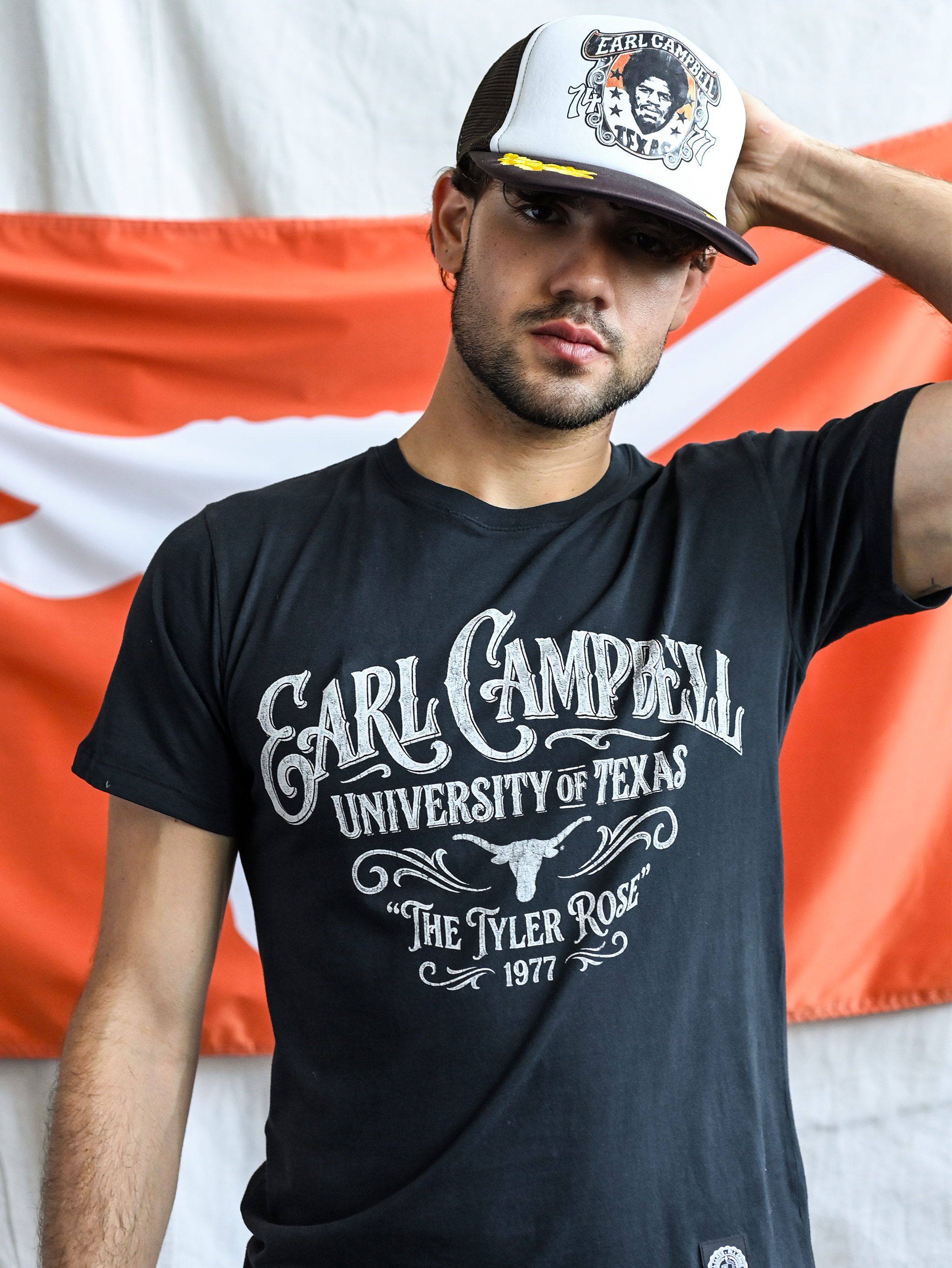 UT - Earl Campbell Longhorn Legacy Trucker Hat