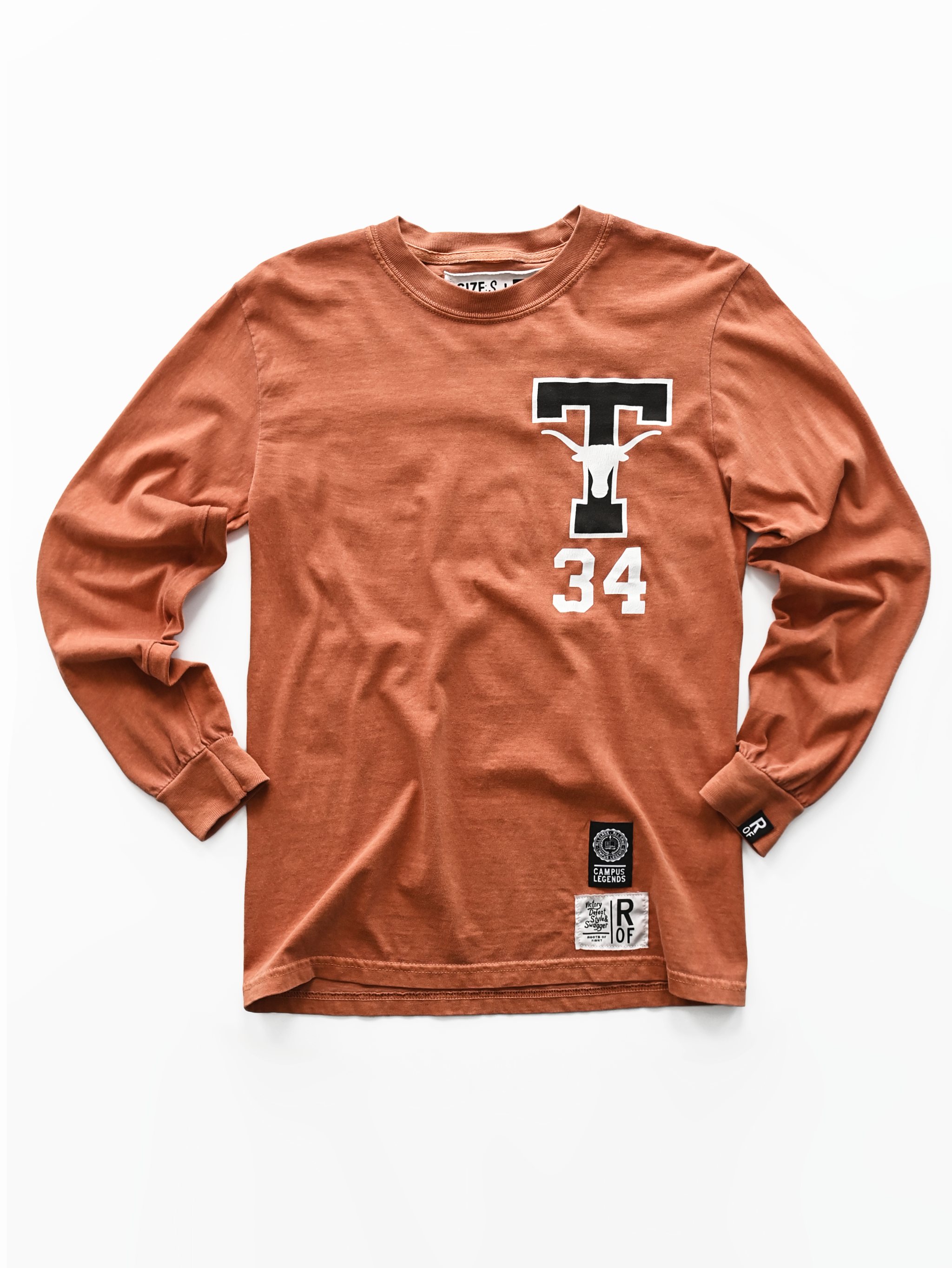 UT - Ricky Williams #34 Orange Long Sleeve Tee