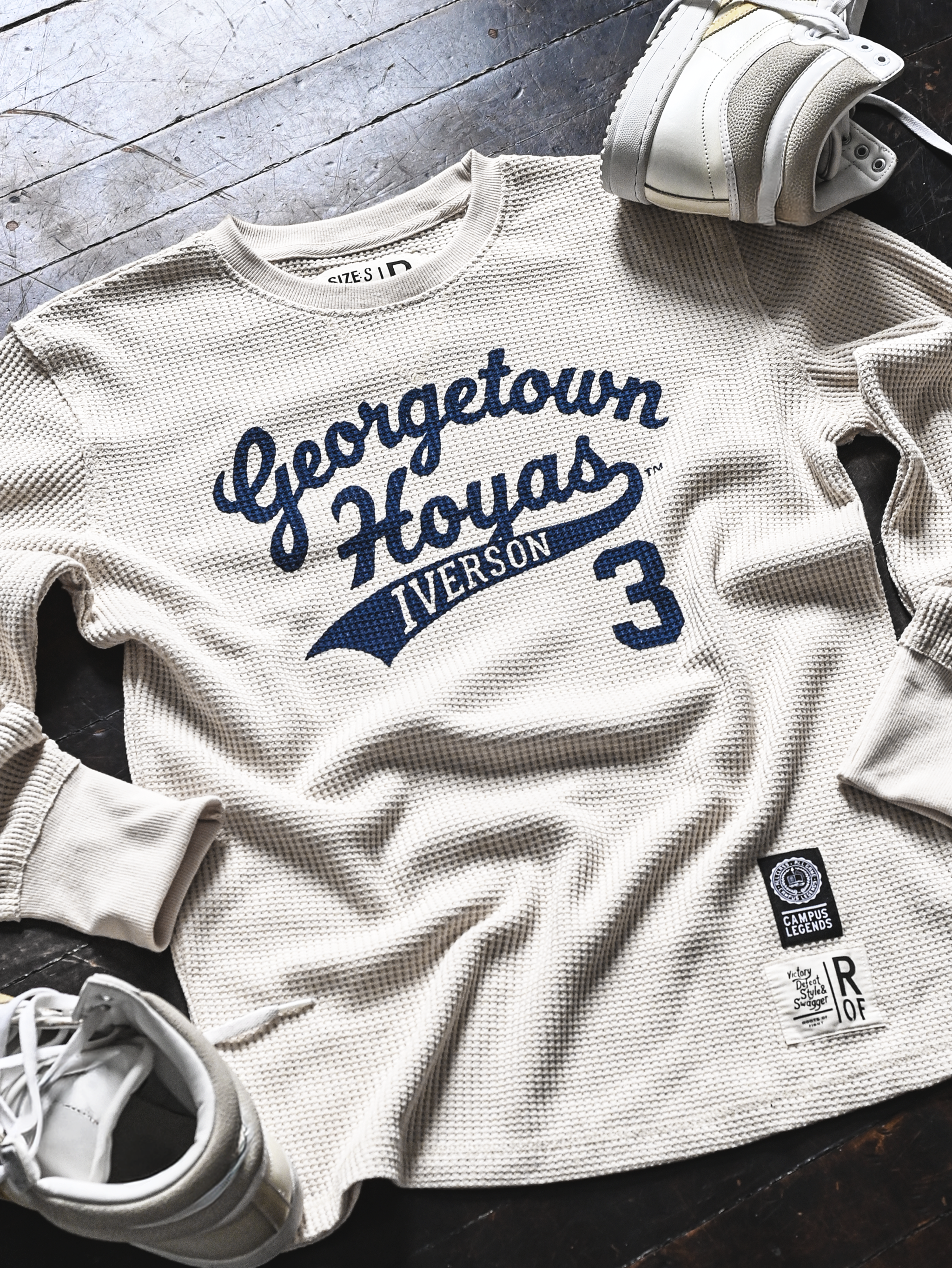 GU - Allen Iverson Hoyas #3 Ivory Thermal