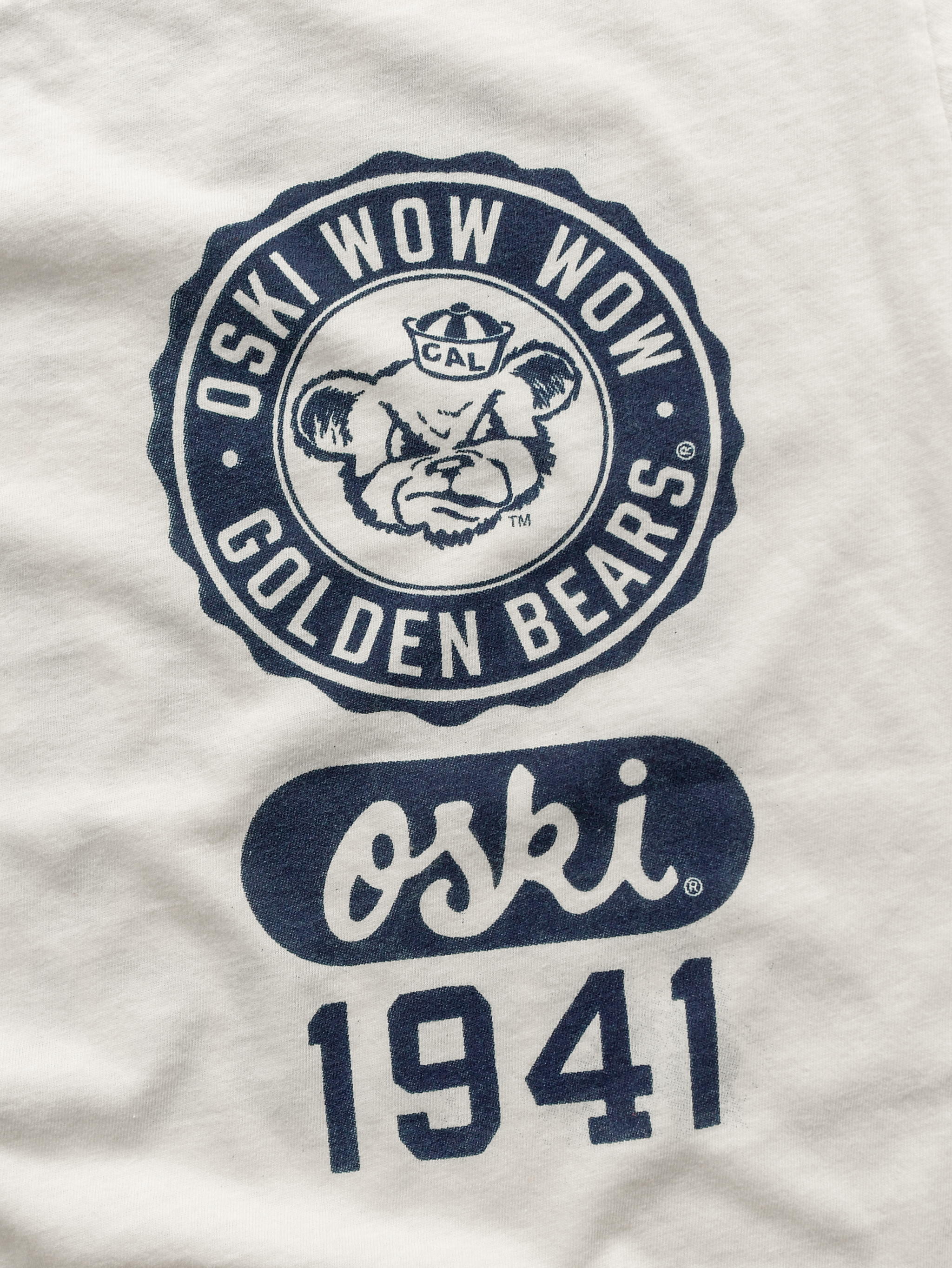 CAL - Oski Yell '41 White Tee
