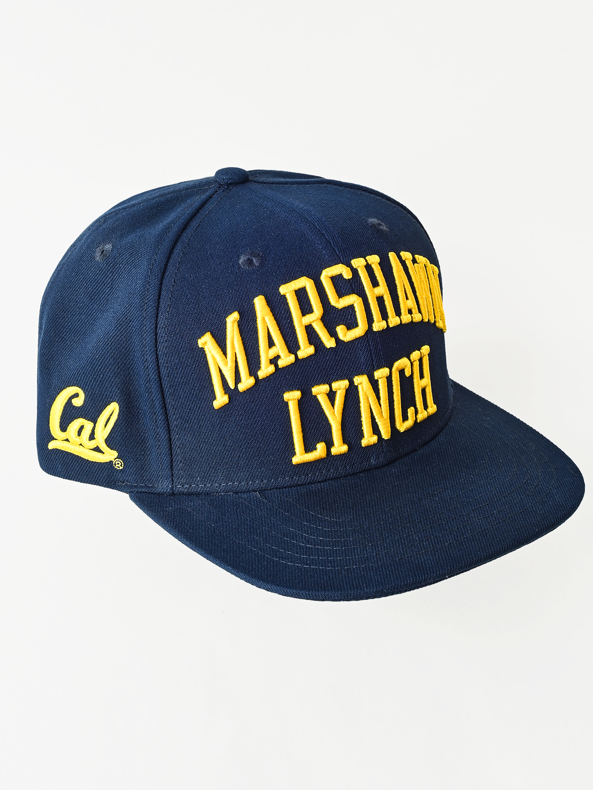 CAL - Marshawn Lynch #10 Navy Snapback Hat